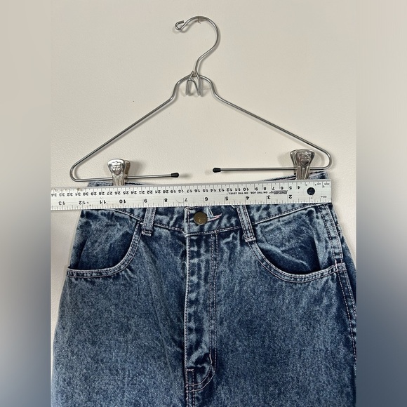 Vintage Edwin Acid Wash High Waisted Jeans Size 25 - Picture 2 of 8
